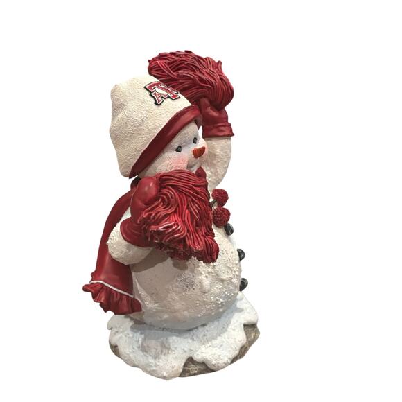 Texas A&M Aggies Alice Cheer Christmas Festive Snowman Figurine Decoration 7'' - Picture 3 of 5
